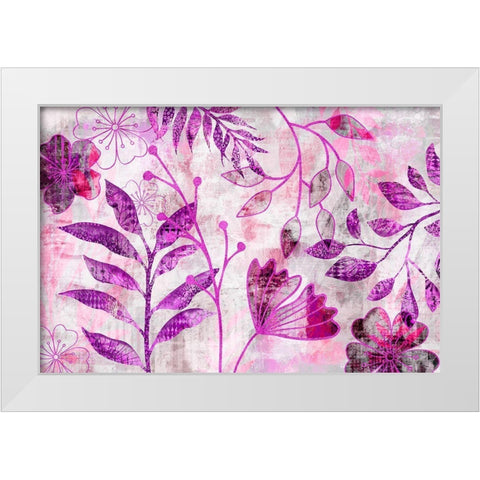 Fantasy Park II White Modern Wood Framed Art Print by Haase, Andrea