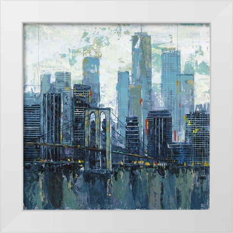 Urban Oasis II White Modern Wood Framed Art Print by Joy, Julie