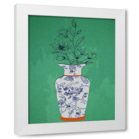 Vase or Vase II White Modern Wood Framed Art Print by Smith, Karen