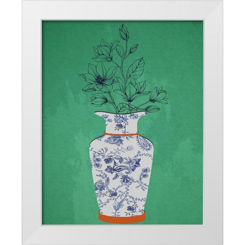 Vase or Vase II White Modern Wood Framed Art Print by Smith, Karen