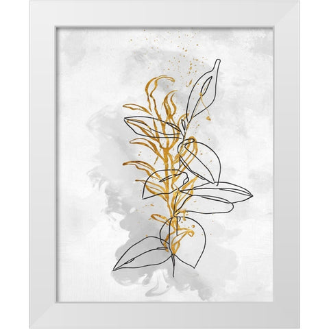 Flower Cloud I White Modern Wood Framed Art Print by Smith, Karen