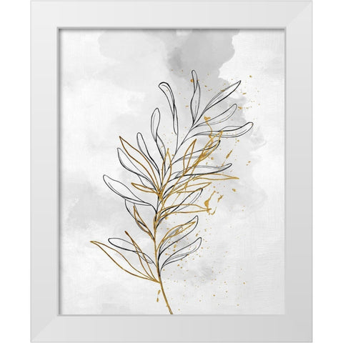 Flower Cloud II White Modern Wood Framed Art Print by Smith, Karen