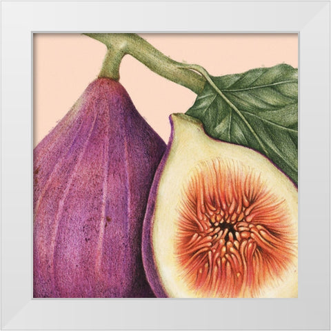 JuiceyFruit I White Modern Wood Framed Art Print by Hunziker, Steve