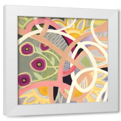 Dreamy White Modern Wood Framed Art Print by Eaton, Winnie