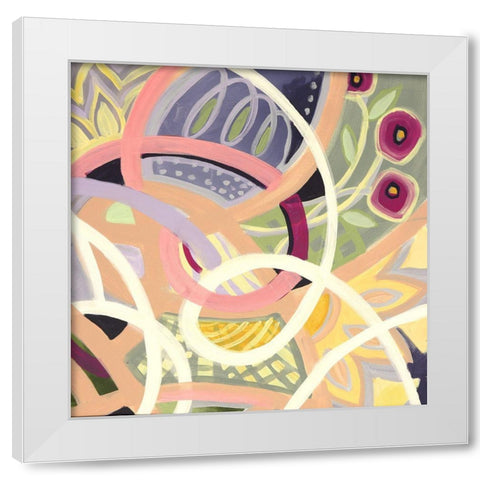 Dreamy II White Modern Wood Framed Art Print by Eaton, Winnie