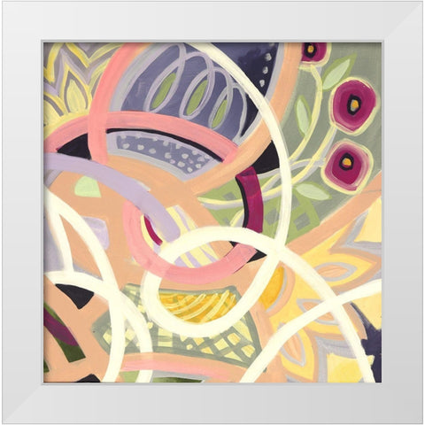 Dreamy II White Modern Wood Framed Art Print by Eaton, Winnie