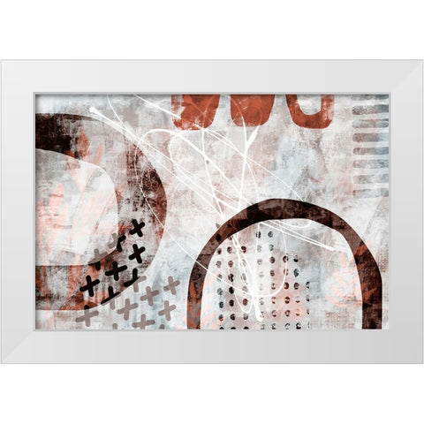 Secret Escape White Modern Wood Framed Art Print by Haase, Andrea