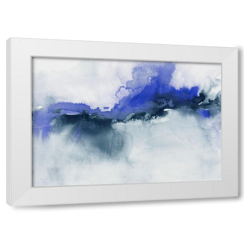 Eclectic Eruption White Modern Wood Framed Art Print by Haase, Andrea