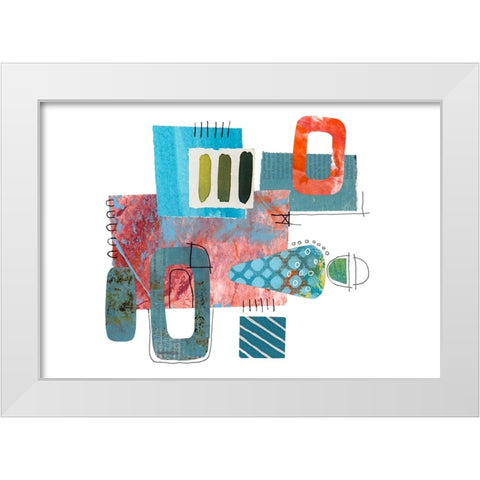 Fancy Cut III White Modern Wood Framed Art Print by Haase, Andrea