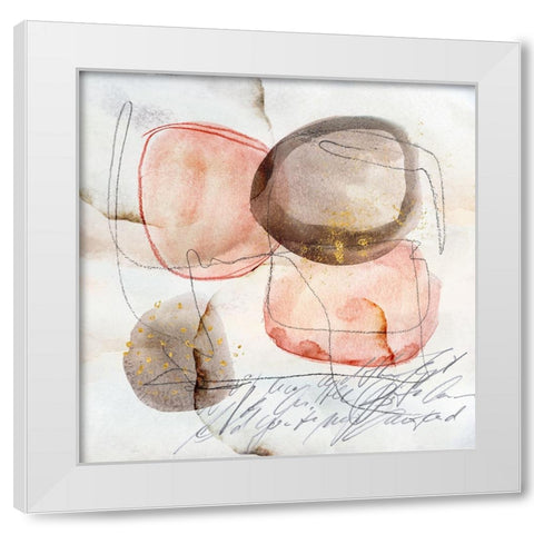 Lovely Letter White Modern Wood Framed Art Print by Haase, Andrea