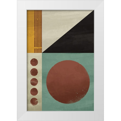 Abstract Geometric I White Modern Wood Framed Art Print by Williams, Gary