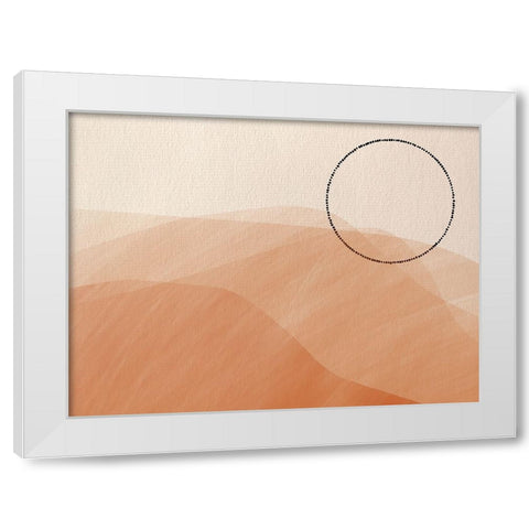 Warm Sunset II White Modern Wood Framed Art Print by Holman, Nicholas