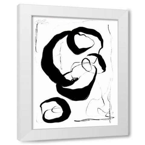 Entangled II White Modern Wood Framed Art Print by Holman, Nicholas