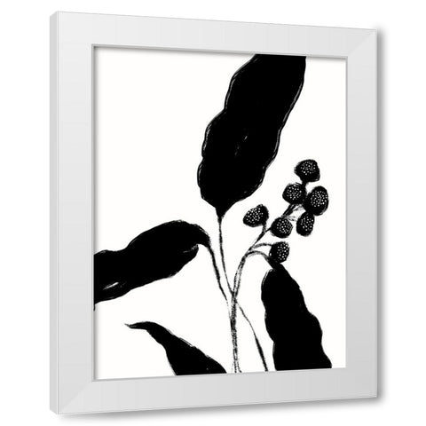 New Growth I White Modern Wood Framed Art Print by Holman, Nicholas