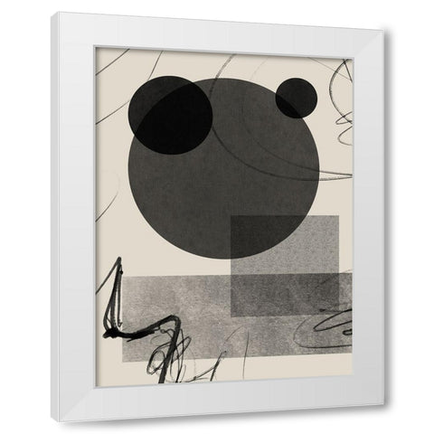 Turn Around I White Modern Wood Framed Art Print by Holman, Nicholas