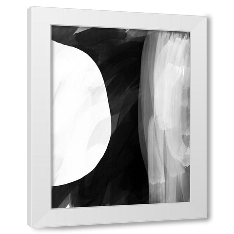 Missing Piece I White Modern Wood Framed Art Print by Holman, Nicholas