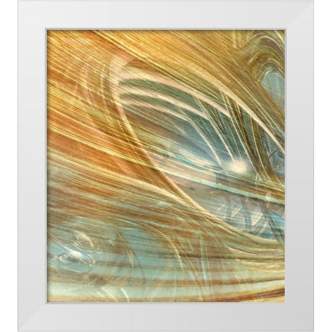 Coarse Fluctuation I White Modern Wood Framed Art Print by Hunziker, Steve