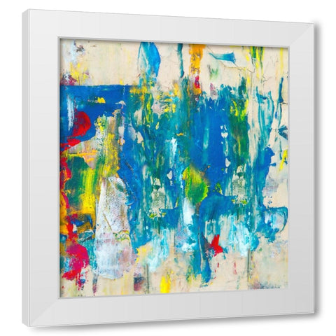 Bright Abstract II White Modern Wood Framed Art Print by Hunziker, Steve