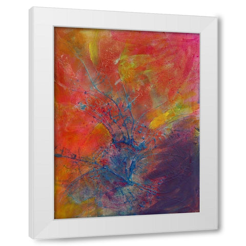 Impressionistic II White Modern Wood Framed Art Print by Eaton, Winnie