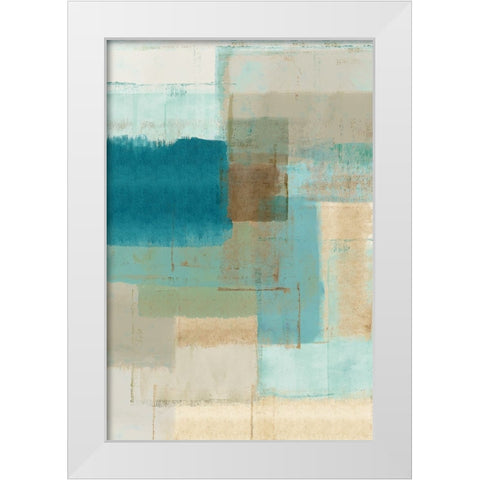 Summer Daze I White Modern Wood Framed Art Print by Kouta, Flora