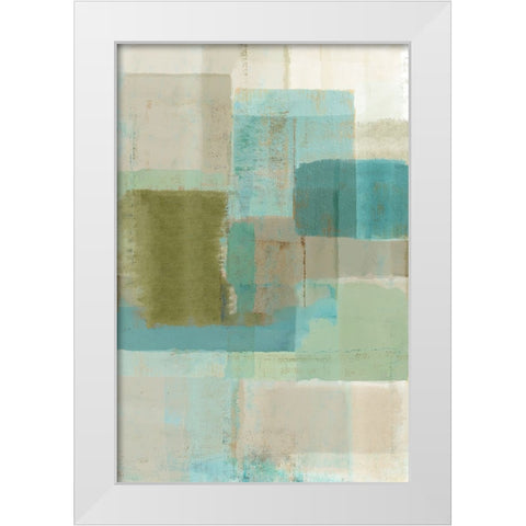 Summer Daze II White Modern Wood Framed Art Print by Kouta, Flora