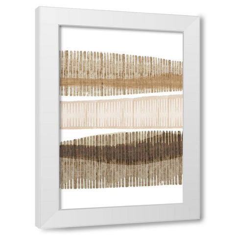 Wood Grain I White Modern Wood Framed Art Print by Kouta, Flora