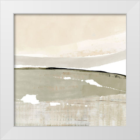 Limestone Flow II White Modern Wood Framed Art Print by Kouta, Flora