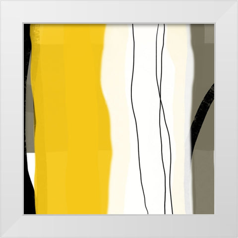 Lemon Curd II White Modern Wood Framed Art Print by Schlotzhauer, Jim