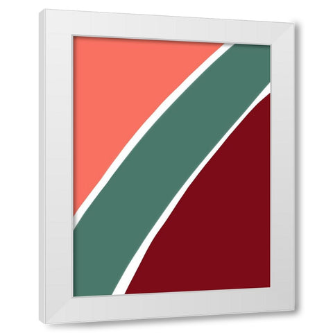 The Path Ahead II White Modern Wood Framed Art Print by Schlotzhauer, Jim