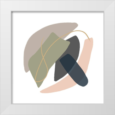 Ambiguity II White Modern Wood Framed Art Print by Schlotzhauer, Jim