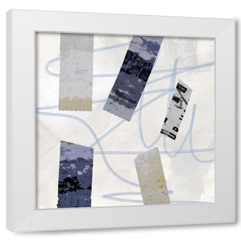 Sticky I White Modern Wood Framed Art Print by Smith, Karen