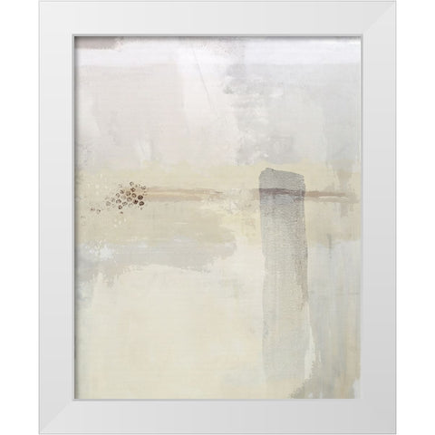 Tip Tone I White Modern Wood Framed Art Print by Smith, Karen