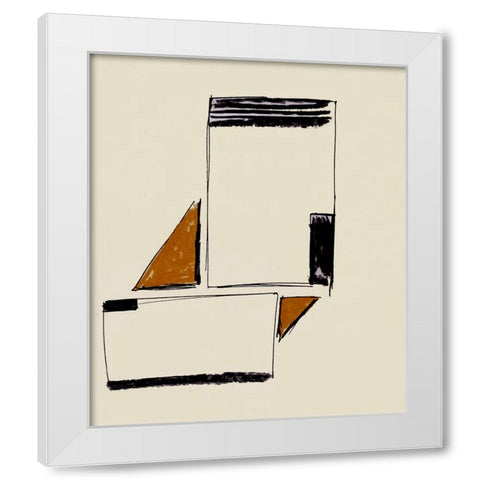 Boxset I White Modern Wood Framed Art Print by Smith, Karen
