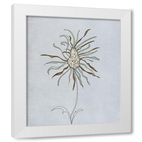 Wildfleur I White Modern Wood Framed Art Print by Smith, Karen