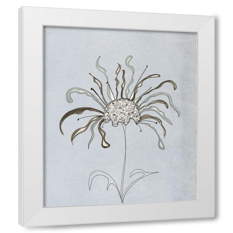 Wildfleur II White Modern Wood Framed Art Print by Smith, Karen