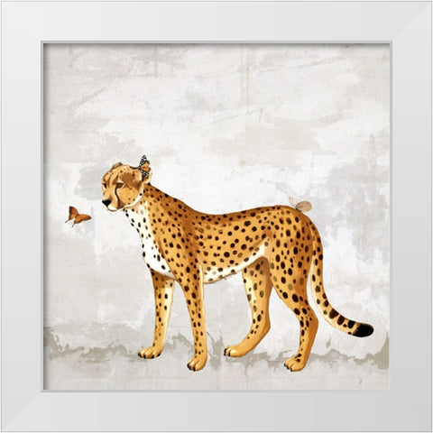 Beast and Butterfly II White Modern Wood Framed Art Print by Smith, Karen