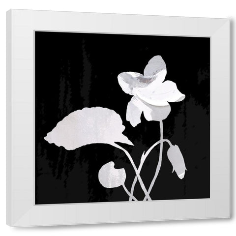 Chalkstalk II White Modern Wood Framed Art Print by Smith, Karen