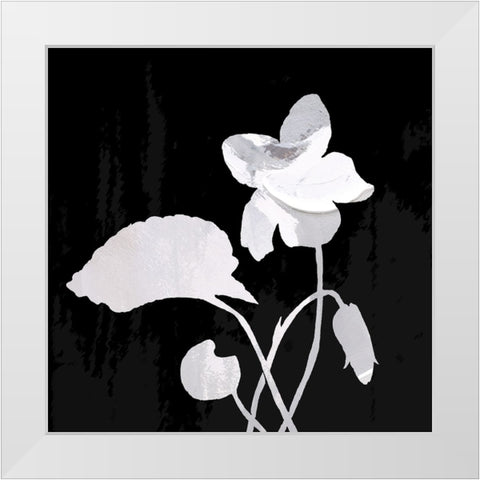 Chalkstalk II White Modern Wood Framed Art Print by Smith, Karen