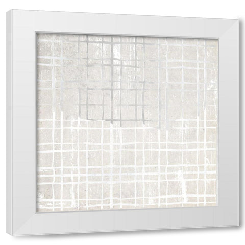 Gridlock I White Modern Wood Framed Art Print by Smith, Karen