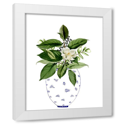 In the Pot II White Modern Wood Framed Art Print by Smith, Karen
