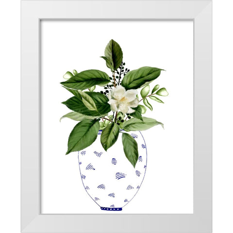 In the Pot II White Modern Wood Framed Art Print by Smith, Karen