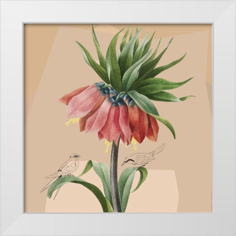 Shelter I White Modern Wood Framed Art Print by Smith, Karen