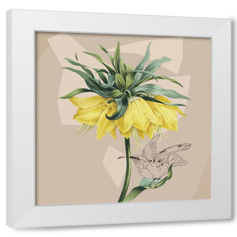 Shelter II White Modern Wood Framed Art Print by Smith, Karen