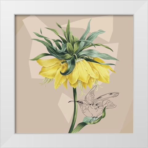 Shelter II White Modern Wood Framed Art Print by Smith, Karen