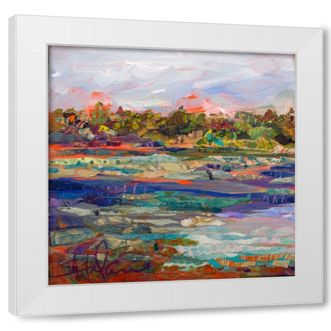 Lake Prevatt Left A White Modern Wood Framed Art Print by St Hilaire, Elizabeth