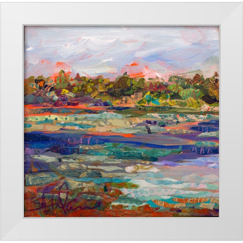 Lake Prevatt Left A White Modern Wood Framed Art Print by St Hilaire, Elizabeth