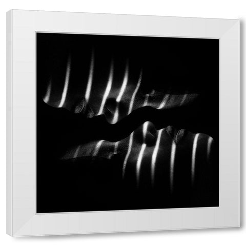 Puteri White Modern Wood Framed Art Print by Yudhi Winarno, Teguh