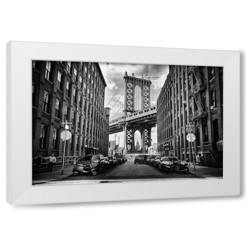 In America White Modern Wood Framed Art Print by Vanhamme, Lidia