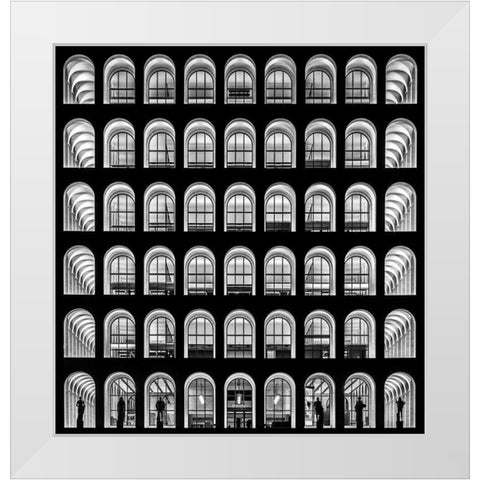 Untitled White Modern Wood Framed Art Print by Cuomo, Massimo