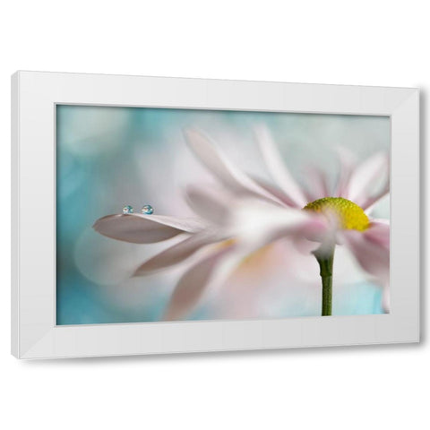 Tiny duo White Modern Wood Framed Art Print by Westum, Heidi